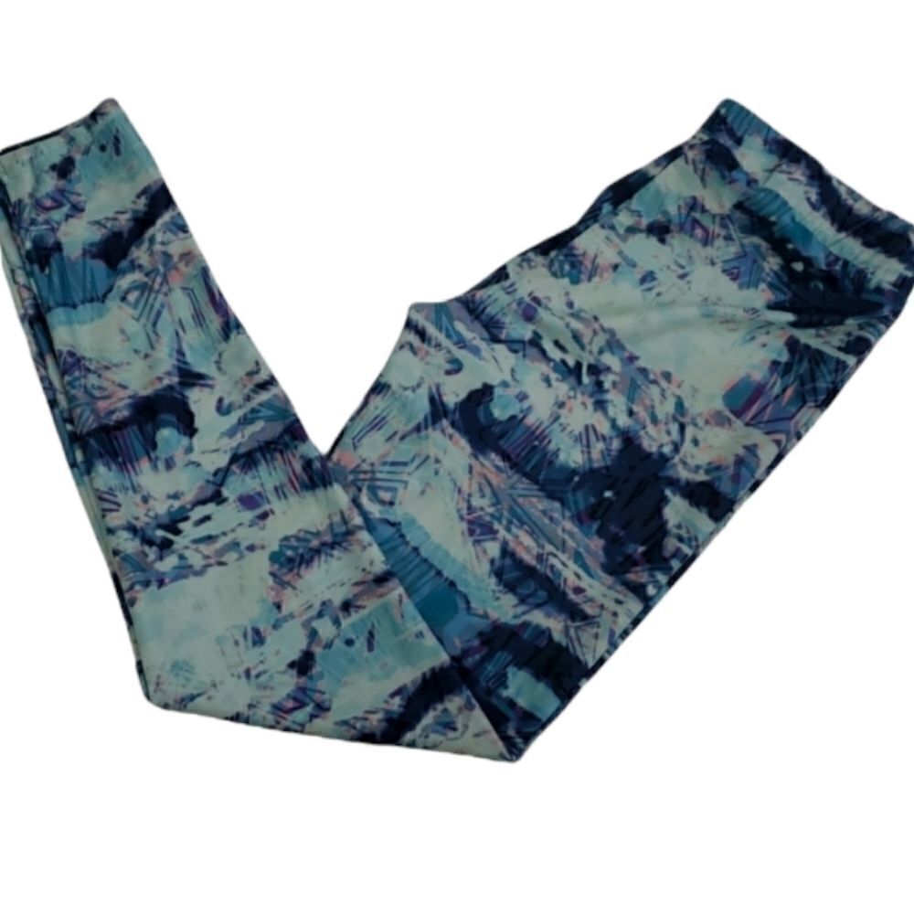 Everlast blue abstract leggings